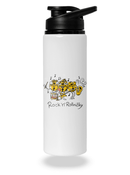 Rock 'n' rollničky lahev na vodu White