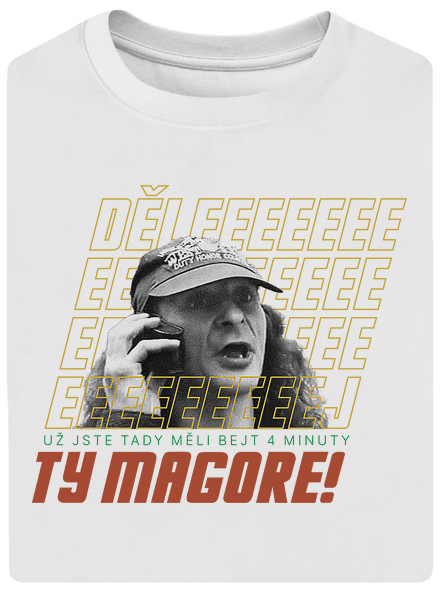 B18: Jiří Kára unisex tričko oversized White