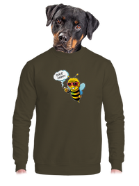 unisex mikina bez kapuce