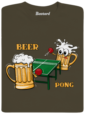 Beer pong pánské dlouhý rukáv Urban Khaki