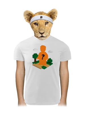 Lego postava z vlastní fotky dětské sportovní tričko White