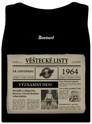 Věštecké listy dámské tílko klasické Black