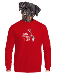 unisex mikina bez kapuce