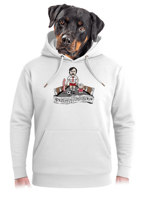 Fotbalová legenda unisex mikina premium Snowwhite