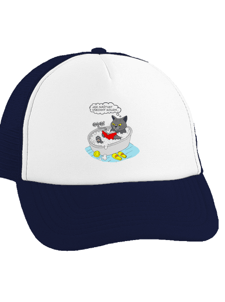 Jak všechny naštvat kšiltovka truckerka French Navy cap