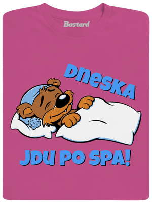Dneska jdu po spa dětské tričko Fuchsia