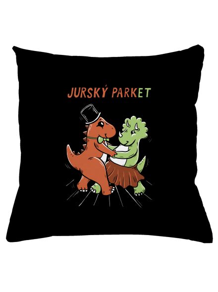 Jurský parket polštář Black