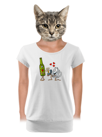 dámské tričko s lemem