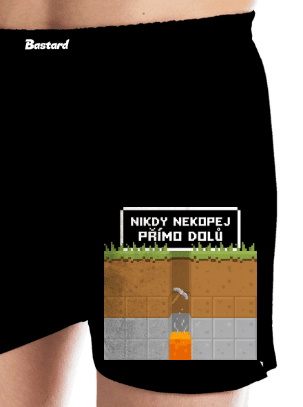 Nekopej dolů pánské trenky Black