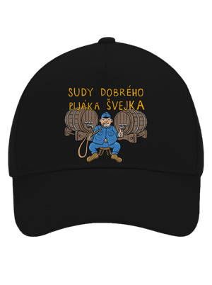 Sudy dobrého pijáka Švejka kšiltovka baseballka Black