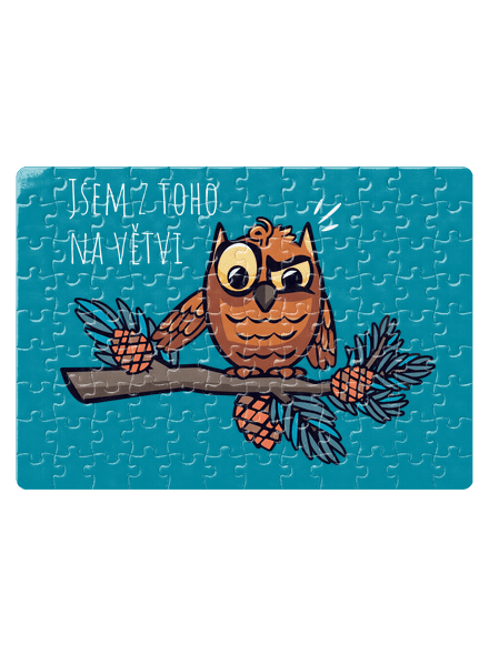 Jsem na větvi puzzle White