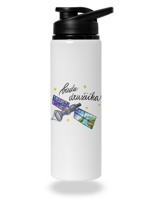 Budu družička lahev na vodu White