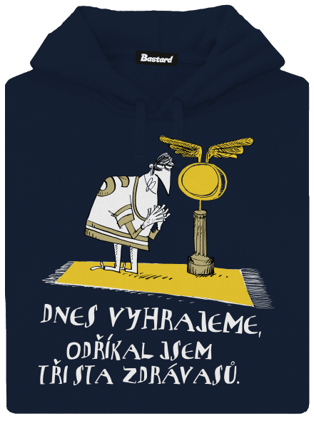 Dnes vyhrajeme pánská mikina klokanka Navy