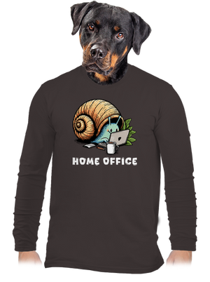Šnekův home office pánské dlouhý rukáv Bear Brown