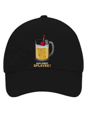Splávek kšiltovka baseballka Black