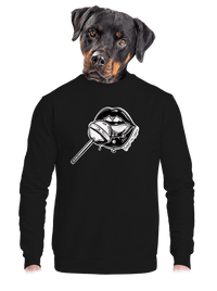 unisex mikina bez kapuce