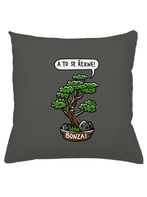 Bonzai polštář Gray Pol