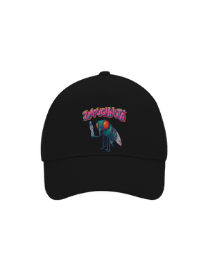 Zmouchnutá kšiltovka baseballka Black