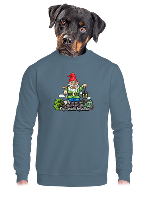 unisex mikina bez kapuce