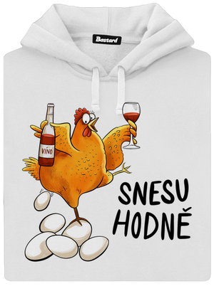 Snesu hodně dámská mikina klokanka White