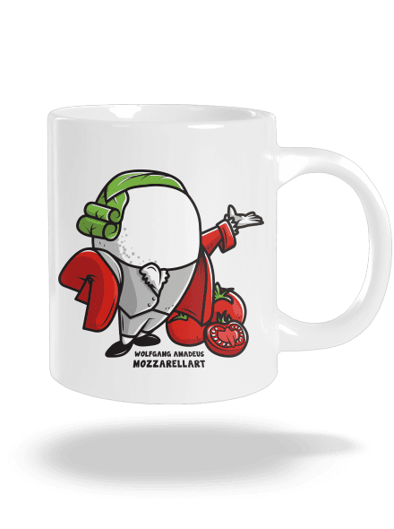 Mozzarelart velký hrnek White