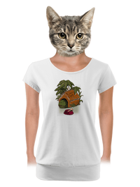 dámské tričko s lemem