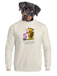 unisex mikina bez kapuce