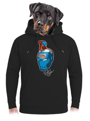 Čistič oken unisex mikina premium Dark Black