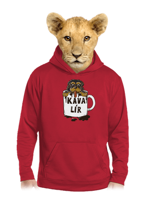 Kávalír dětská mikina klokanka Fire Red