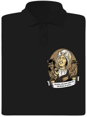 B14: Dorota Máchalová pánská polokošile Black