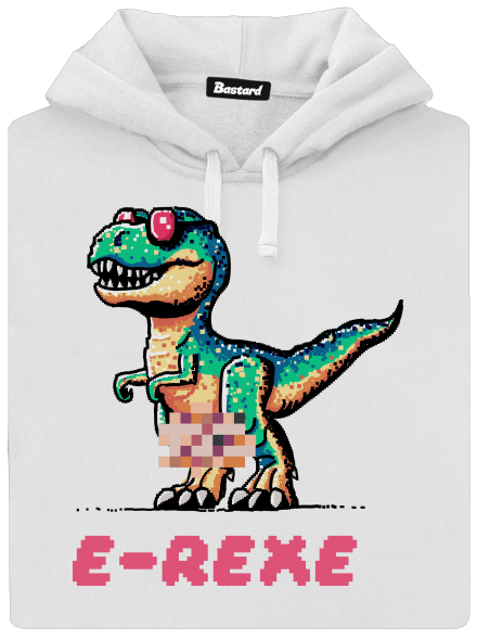 E-Rexe dámská mikina klokanka White