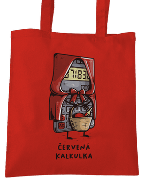 Červená kalkulka taška Bright Red