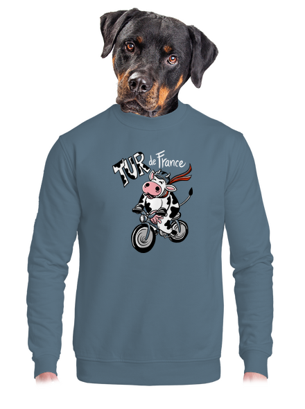 Tur de France unisex mikina bez kapuce Nordic Blue