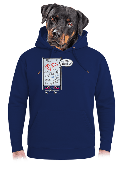 Obsazeno unisex mikina premium Navy