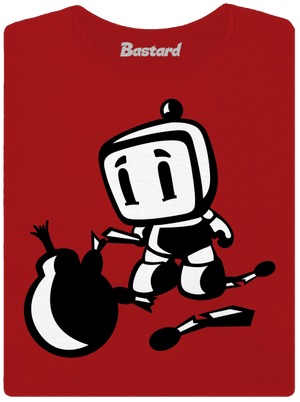 Bomberman dámské tričko s lemem Red Mal