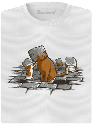 Kočičí hlavy dámské sportovní tričko White