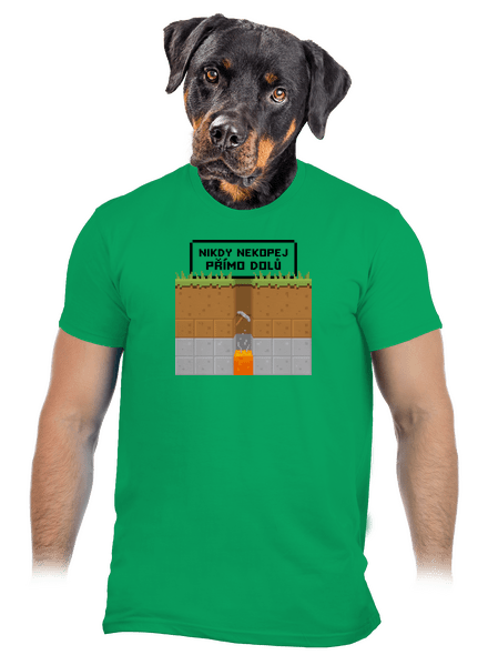 Nekopej dolů pánské tričko Kelly Green