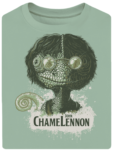 ChameLennon unisex tričko oversized Sage