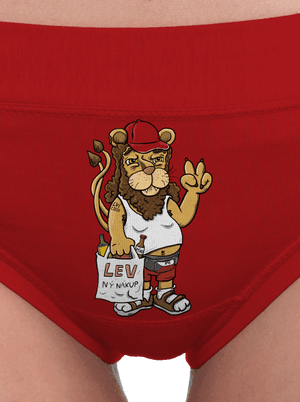 Lvíček dámské kalhotky Red Mal