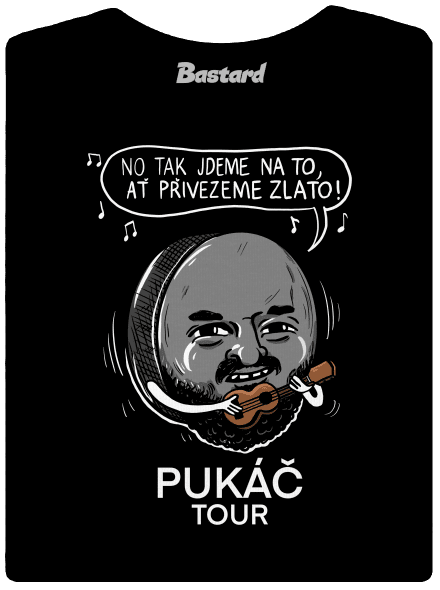 Pukáč tour dámské tričko premium Black
