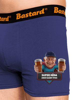 Super děda boxerky Blue Navy