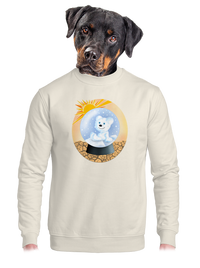 unisex mikina bez kapuce