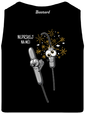 Neprskej na mě pánské tílko Black