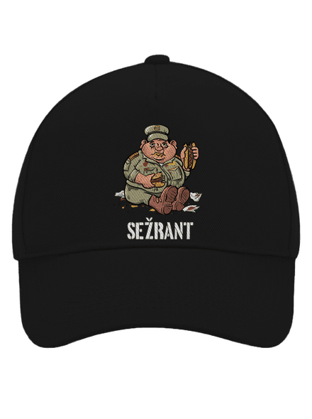 Sežrant kšiltovka baseballka Black