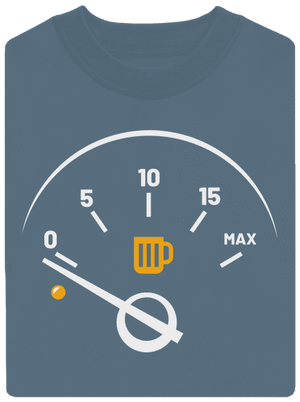 Prázdná nádrž unisex mikina bez kapuce Nordic Blue