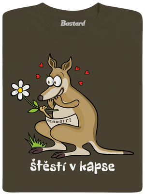 Štěstí v kapse pánské dlouhý rukáv Urban Khaki