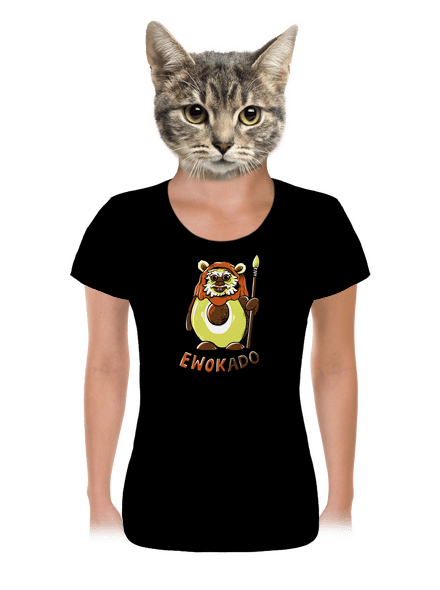 Ewokado dámské tričko Black