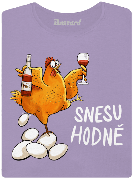 Snesu hodně dámské tričko s lemem Lavender