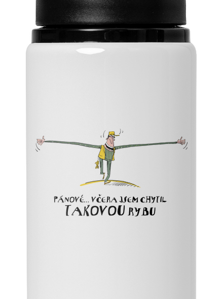 Takovou rybu jsem chytil lahev na vodu White