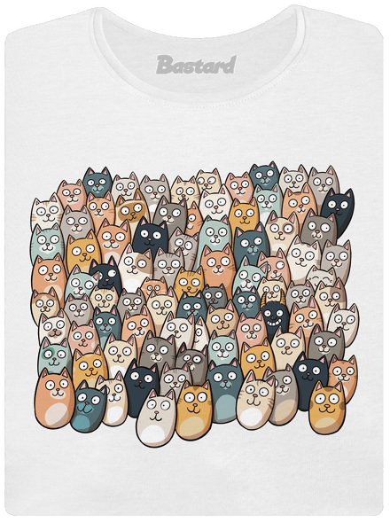 Najdi čerta dámské tričko White